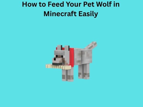 How to Feed Your Pet Wolf in Minecraft Easily