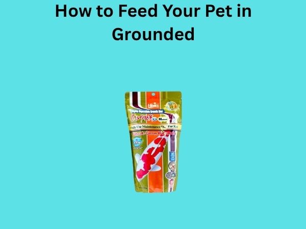 How to Feed Your Pet in Grounded