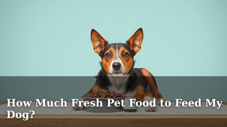 How Much Fresh Pet Food to Feed My Dog?