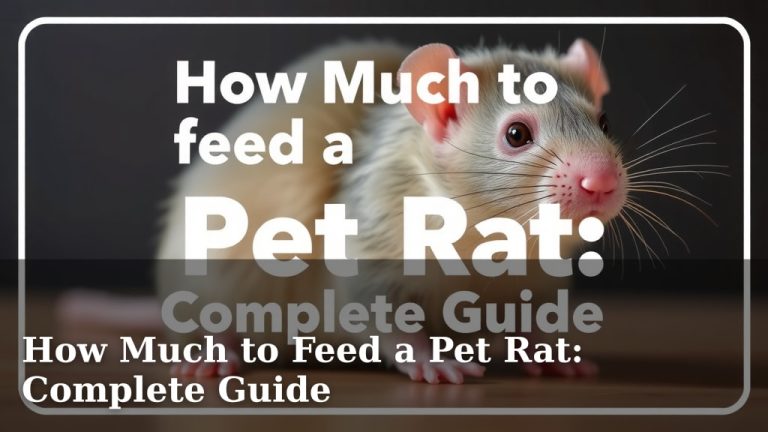 How Much to Feed a Pet Rat: Complete Guide