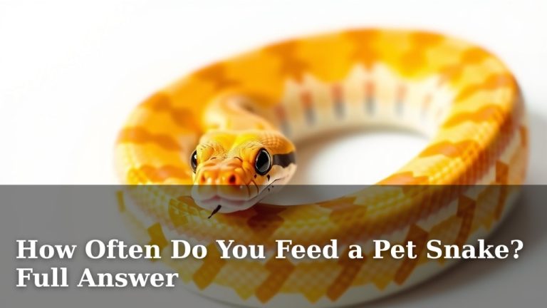 How Often Do You Feed a Pet Snake? Full Answer