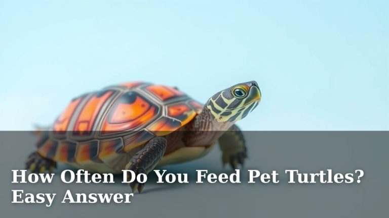 How Often Do You Feed Pet Turtles? Easy Answer