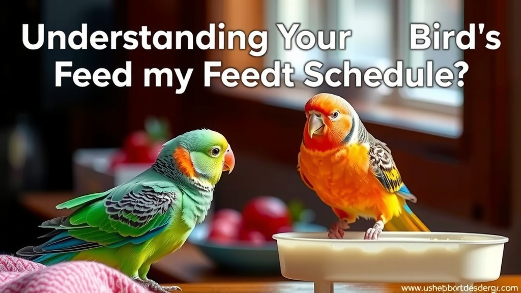 Understanding Your Bird's Feeding Schedule