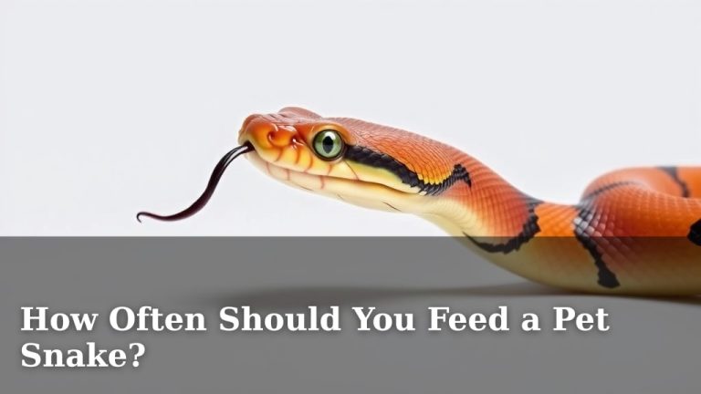 How Often Should You Feed a Pet Snake?
