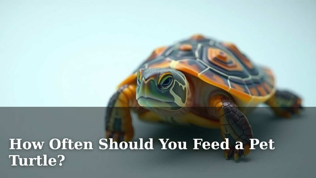 How Often Should You Feed a Pet Turtle?