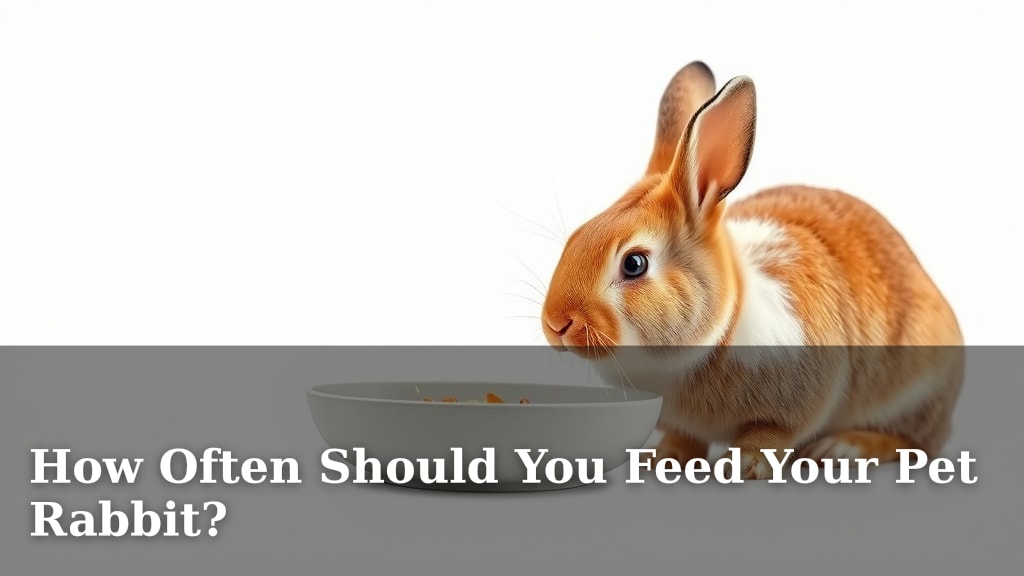 How Often Should You Feed Your Pet Rabbit?