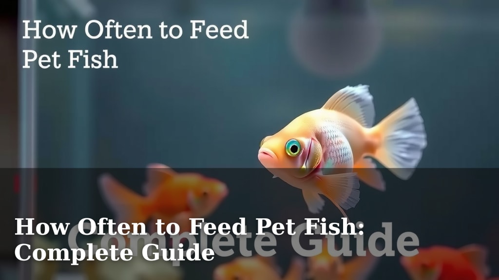 How Often to Feed Pet Fish: Complete Guide