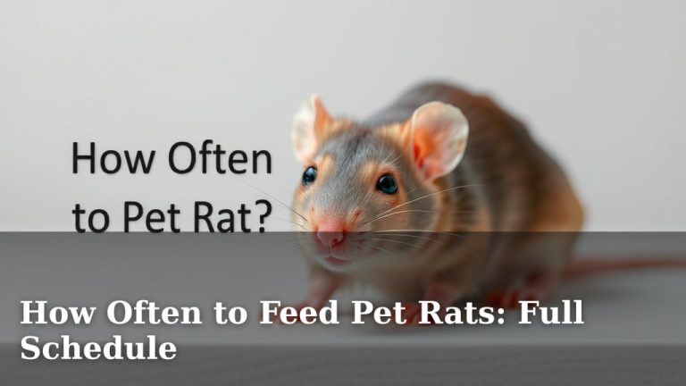 How Often to Feed Pet Rats: Full Schedule