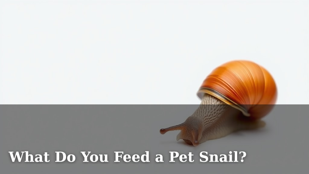 What Do You Feed a Pet Snail?