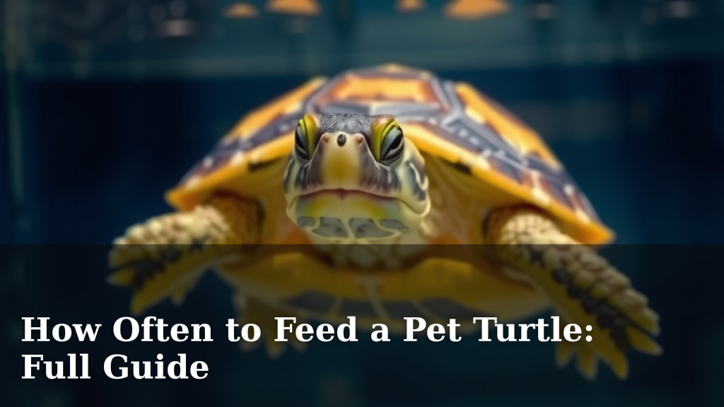How Often to Feed a Pet Turtle: Full Guide