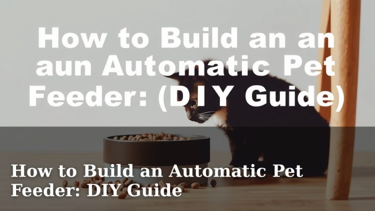 How to Build an Automatic Pet Feeder: DIY Guide