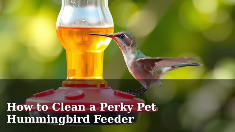 How to Clean a Perky Pet Hummingbird Feeder