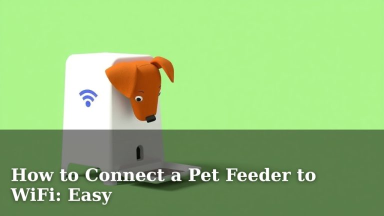 How to Connect a Pet Feeder to WiFi: Easy
