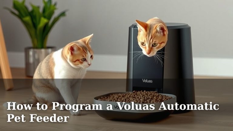 How to Program a Voluas Automatic Pet Feeder