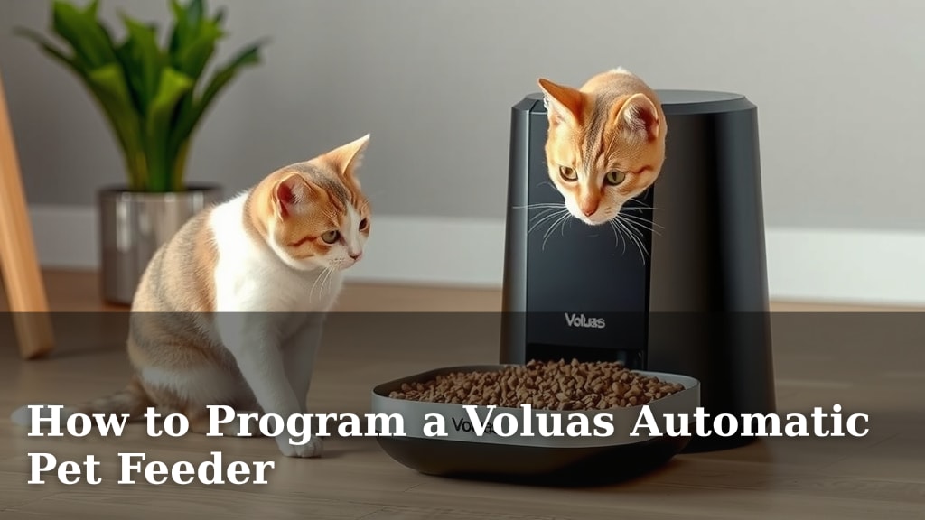 How to Program a Voluas Automatic Pet Feeder