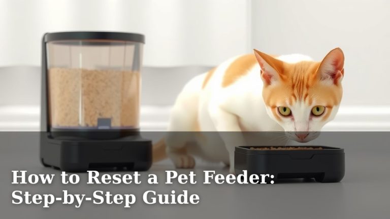How to Reset a Pet Feeder: Step-by-Step Guide