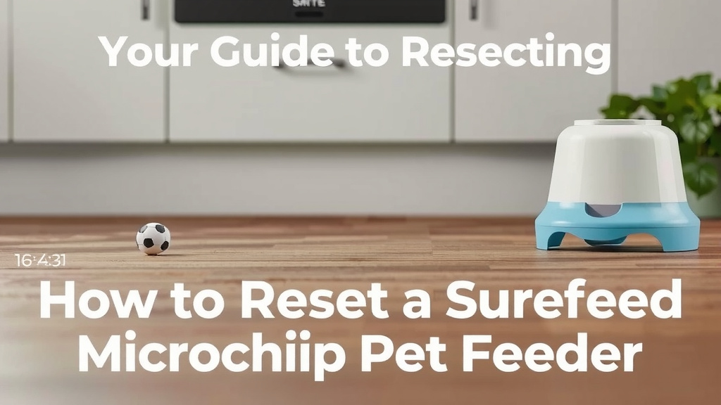 Your Guide to Resetting a SureFeed Pet Feeder