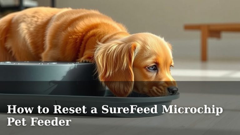 How to Reset a SureFeed Microchip Pet Feeder