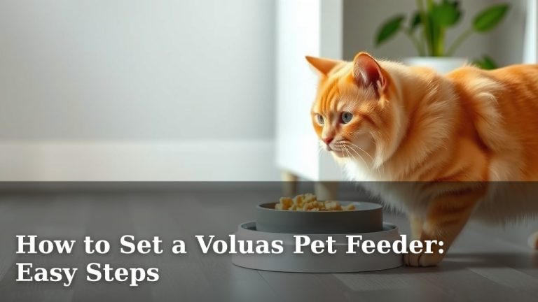 How to Set a Voluas Pet Feeder: Easy Steps
