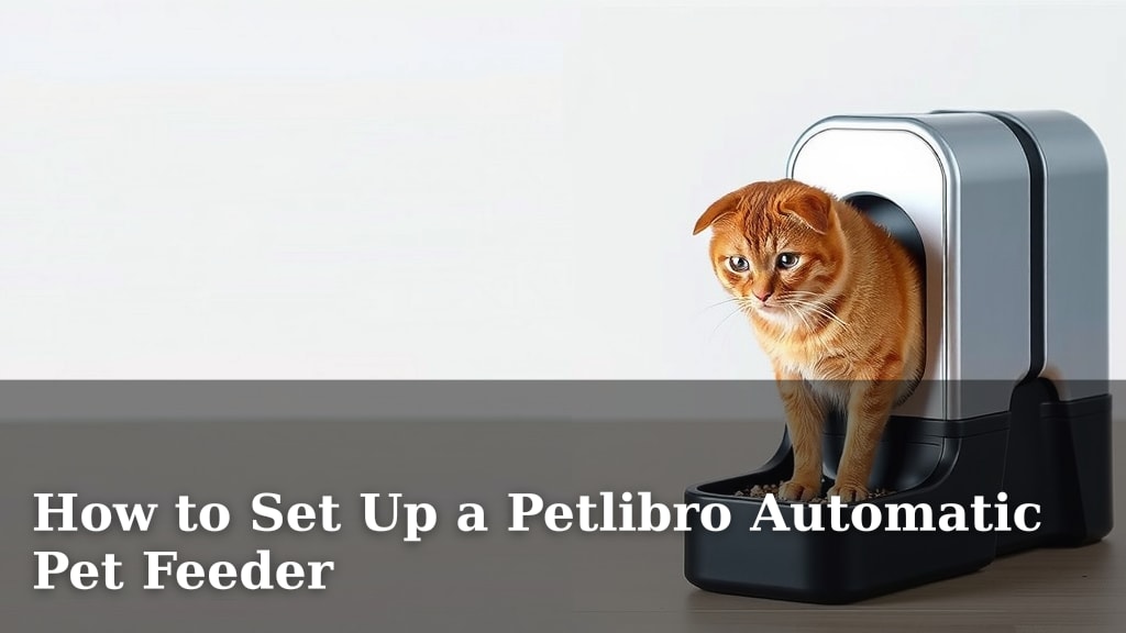 How to Set Up a Petlibro Automatic Pet Feeder