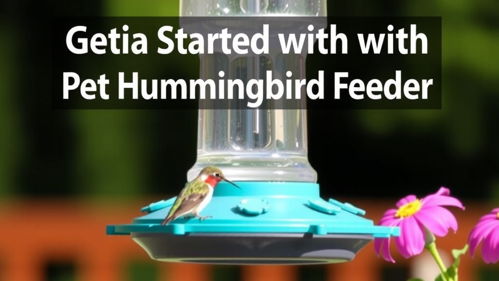 Getting Started with Your Perky Pet Hummingbird Feeder