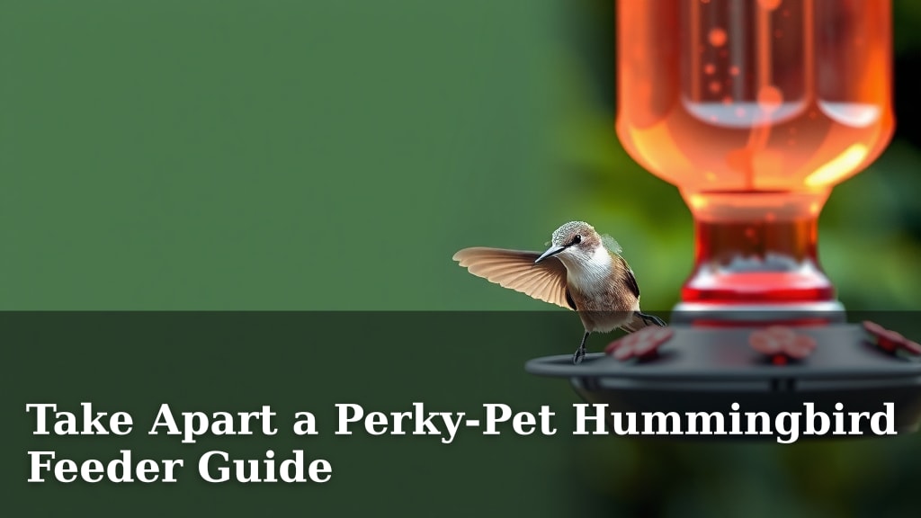 Take Apart a Perky-Pet Hummingbird Feeder Guide