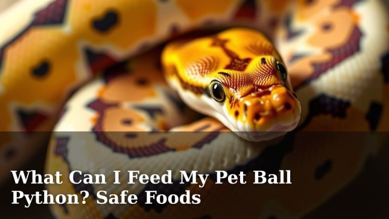 What Can I Feed My Pet Ball Python? Safe Foods