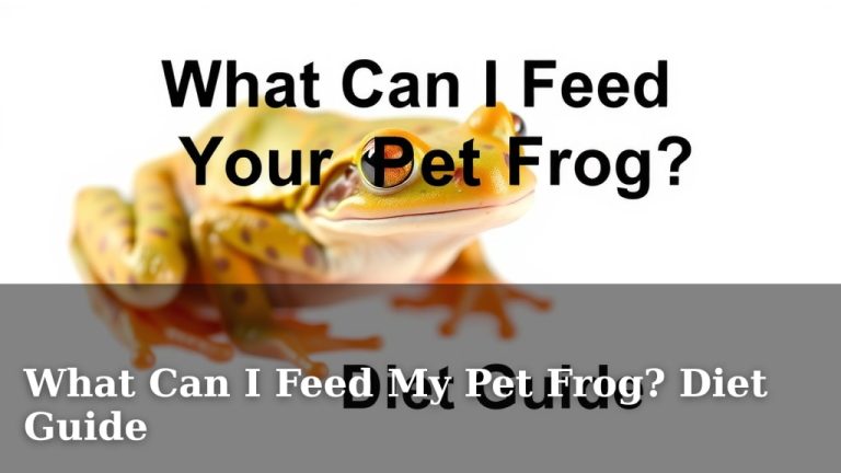 What Can I Feed My Pet Frog? Diet Guide
