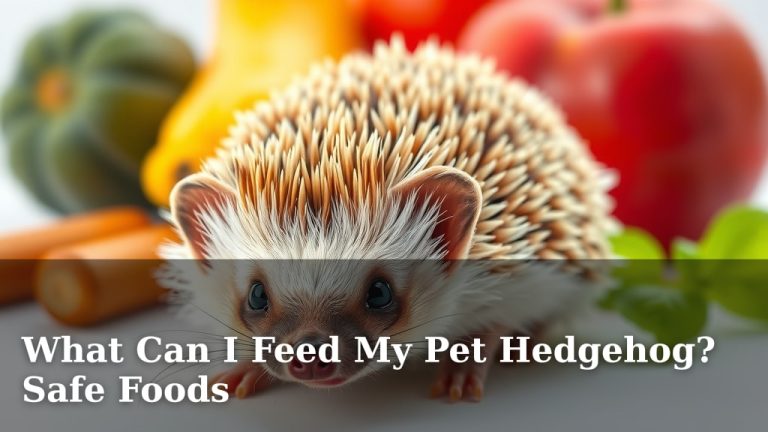 What Can I Feed My Pet Hedgehog? Safe Foods