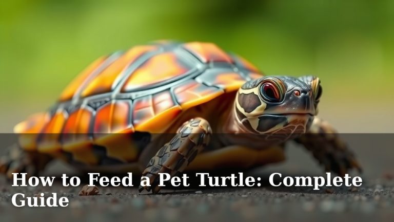 How to Feed a Pet Turtle: Complete Guide