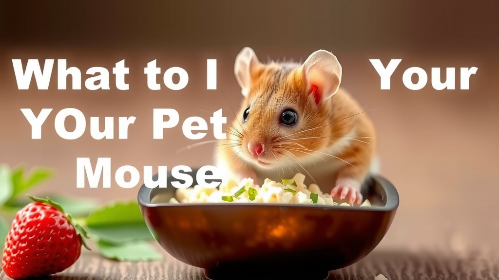 What to Feed Your Pet Mouse: A Healthy Diet Guide