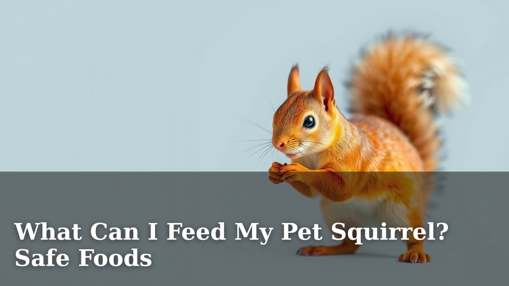 What Can I Feed My Pet Squirrel? Safe Foods