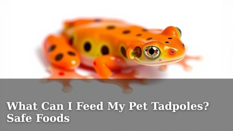 What Can I Feed My Pet Tadpoles? Safe Foods