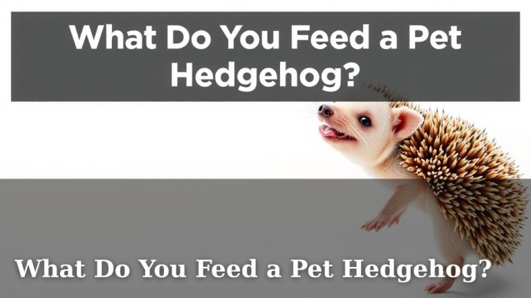 What Do You Feed a Pet Hedgehog?