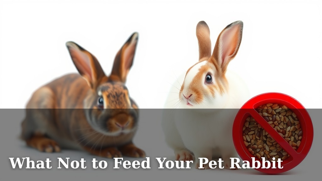 What Not to Feed Your Pet Rabbit