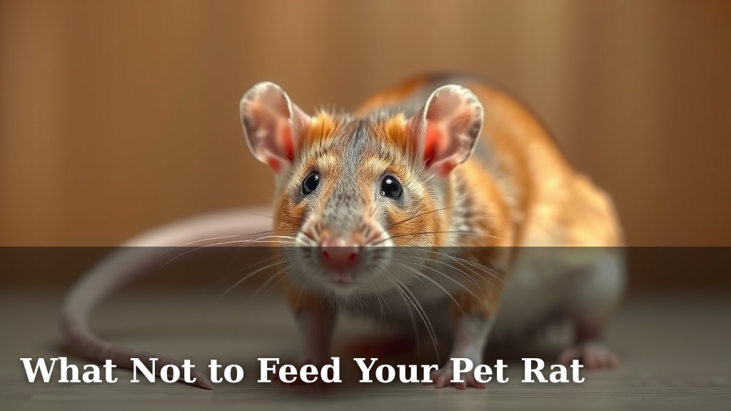 What Not to Feed Your Pet Rat