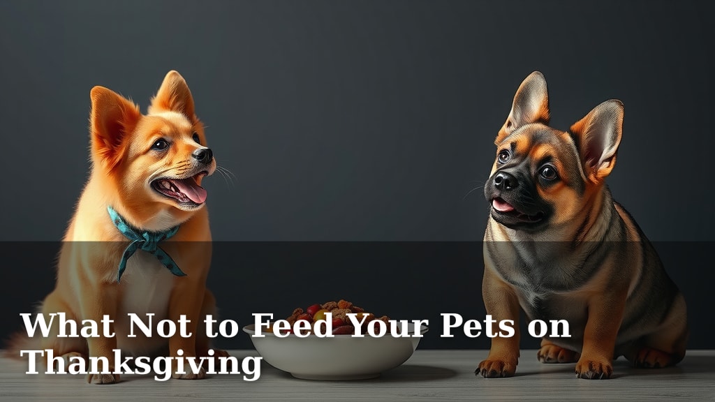 What Not to Feed Your Pets on Thanksgiving