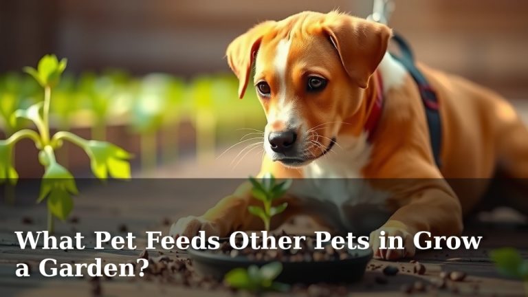 What Pet Feeds Other Pets in Grow a Garden?