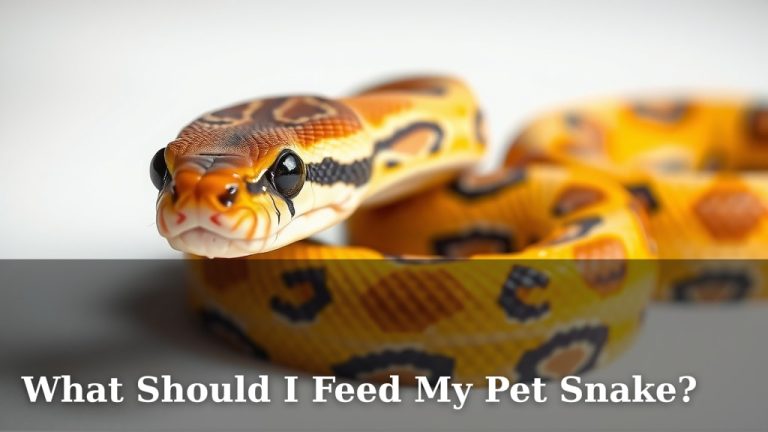What Should I Feed My Pet Snake?