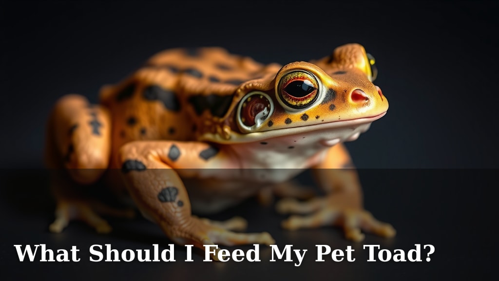 What Should I Feed My Pet Toad?