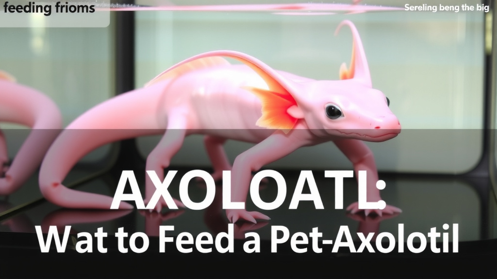 Feeding Your Axolotl: A Protein-Rich Diet Guide