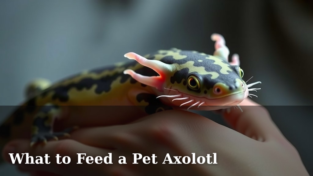 What to Feed a Pet Axolotl