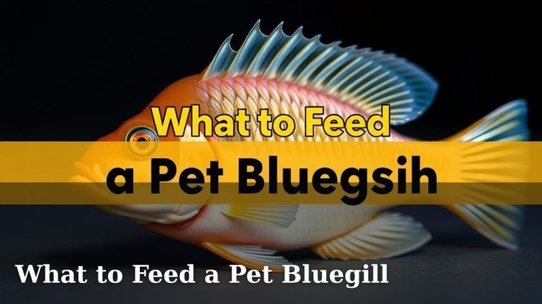 What to Feed a Pet Bluegill