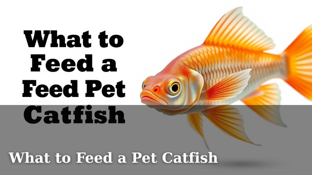 What to Feed a Pet Catfish
