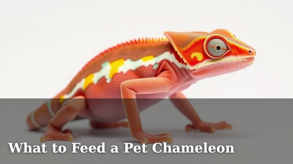 What to Feed a Pet Chameleon