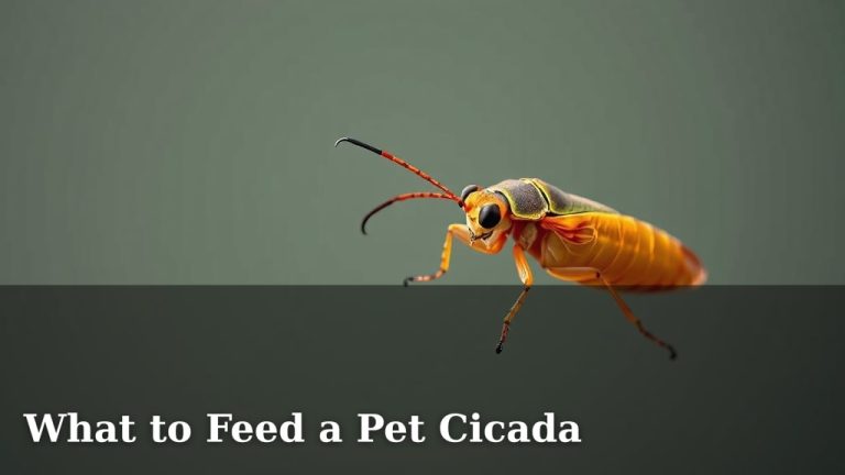 What to Feed a Pet Cicada