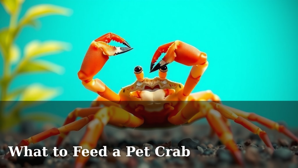What to Feed a Pet Crab