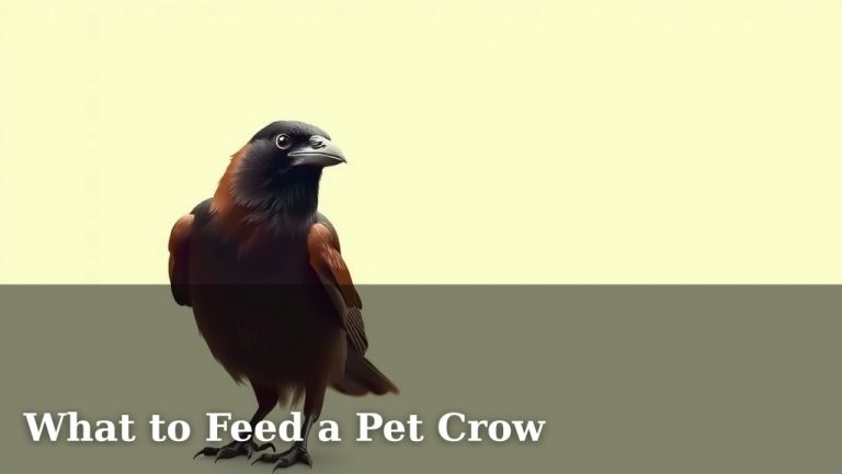 What to Feed a Pet Crow