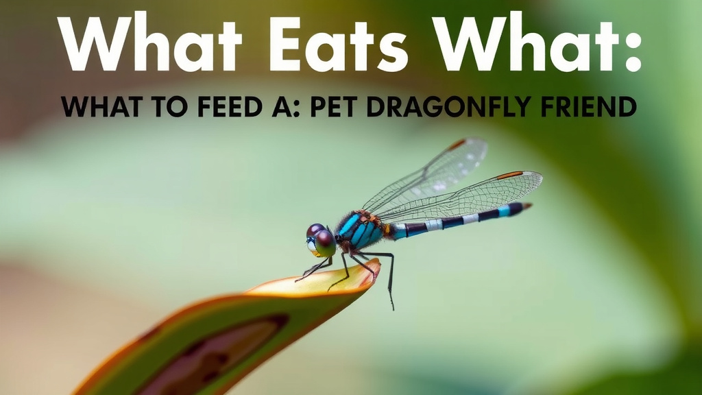 What Eats What: Feeding Your Dragonfly Friend