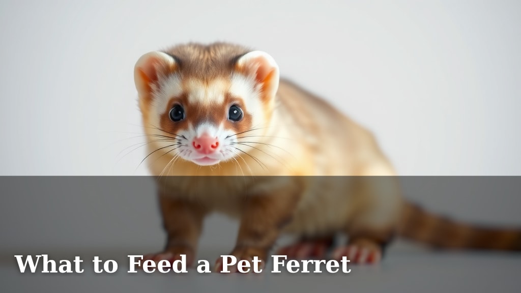 What to Feed a Pet Ferret